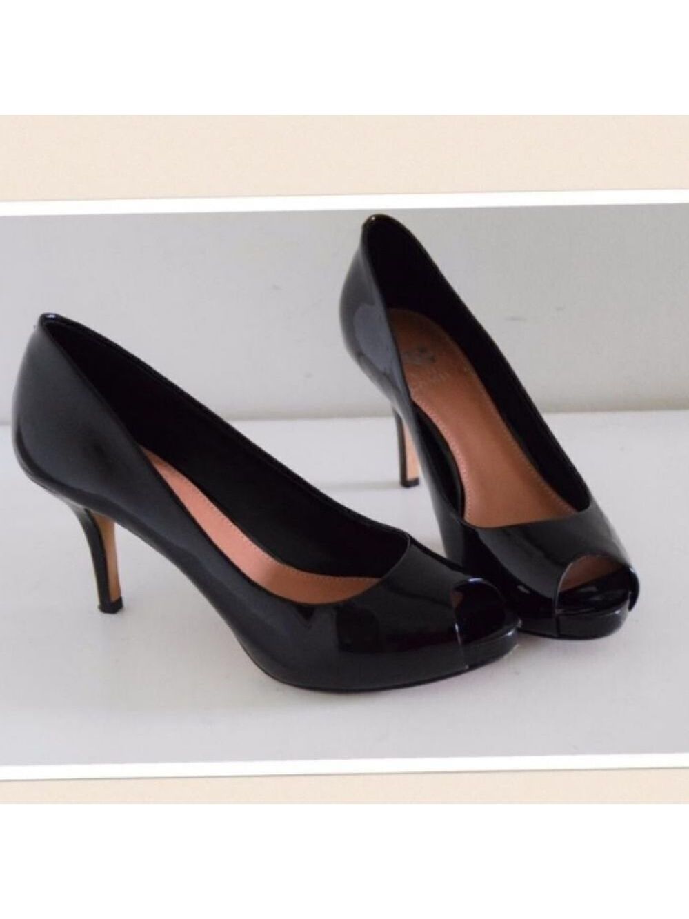 vince Camuto Peep Toe Heels